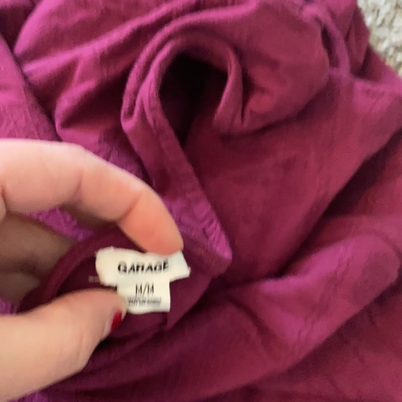 Garage size medium burgundy dress - Picture 4 of 4